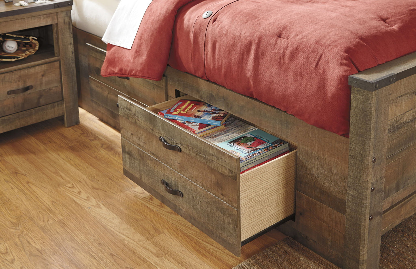 Trinell - Bookcase Bed With Storage - The Sleep Loft - Online Mattress Showroom NYC