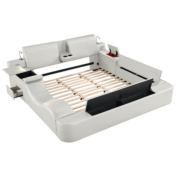 Zoya - Smart Multifunctional Bed, Built In Bluetooth Speakers, USB Charging Zoya - Smart Multifunctional Bed, Built In Bluetooth Speakers, USB Charging