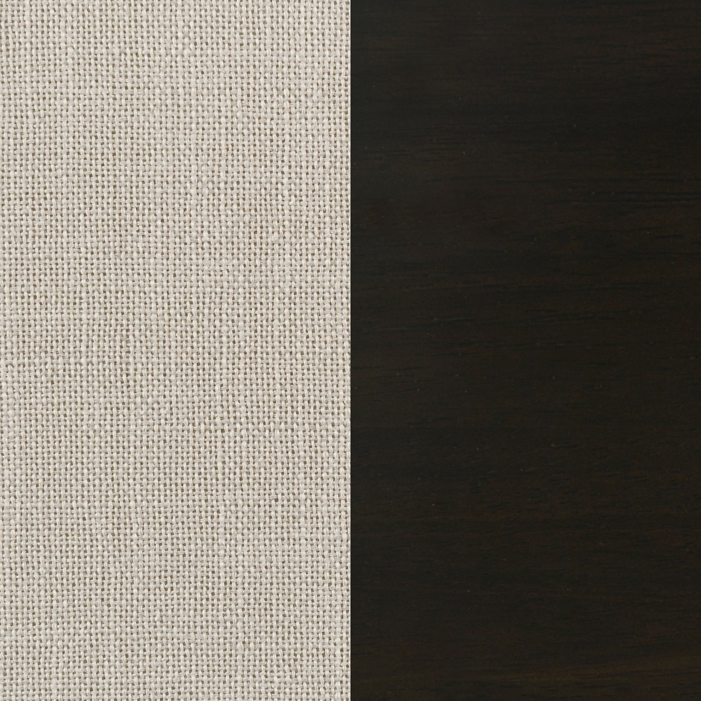 Alana Upholstered Dining Side Chair Beige Smokey Black (Set of 2)