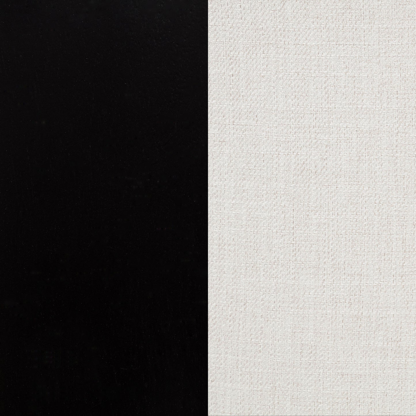 Baney Fabric Upholstered Dining Side Chair Cream and Black