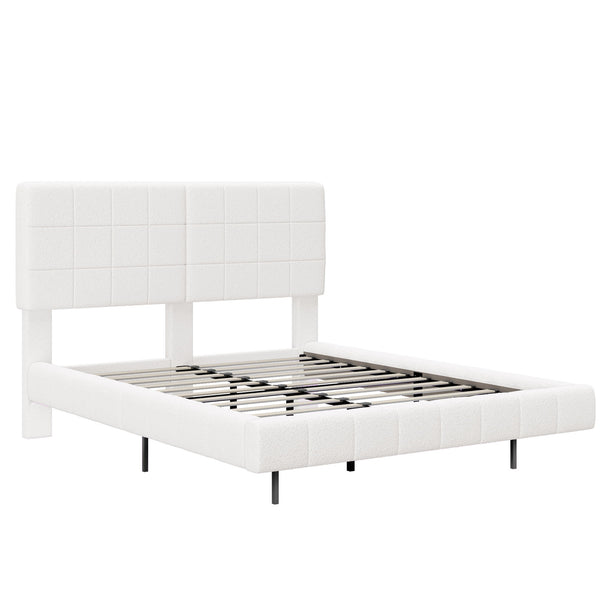 Floating Bed With Light, Soft Touch Surface Floating Bed With Light, Soft Touch Surface