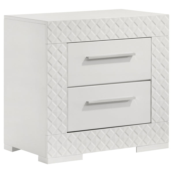 Pierce - 2 Drawer Nightstand, Bedside Table Pierce - 2 Drawer Nightstand, Bedside Table