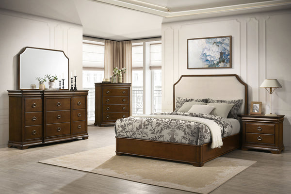 Garland 5-piece Queen Bedroom Set Brown Cherry Garland 5-piece Queen Bedroom Set Brown Cherry