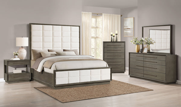 Durango 5-piece Queen Bedroom Set Taupe Oak Durango 5-piece Queen Bedroom Set Taupe Oak