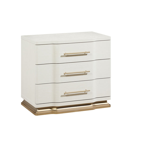 Lexington - 3 Drawer Nightstand - Beige Lexington - 3 Drawer Nightstand - Beige