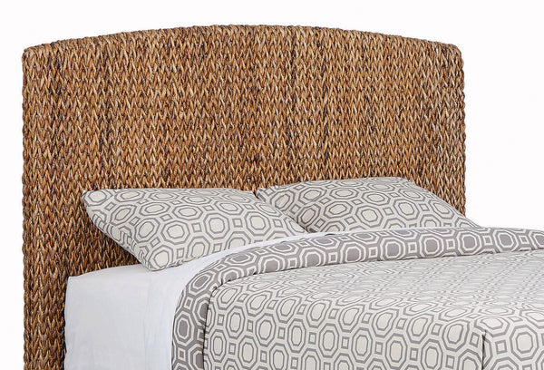 Laughton Woven Banana Leaf Queen Panel Headboard Amber Laughton Woven Banana Leaf Queen Panel Headboard Amber