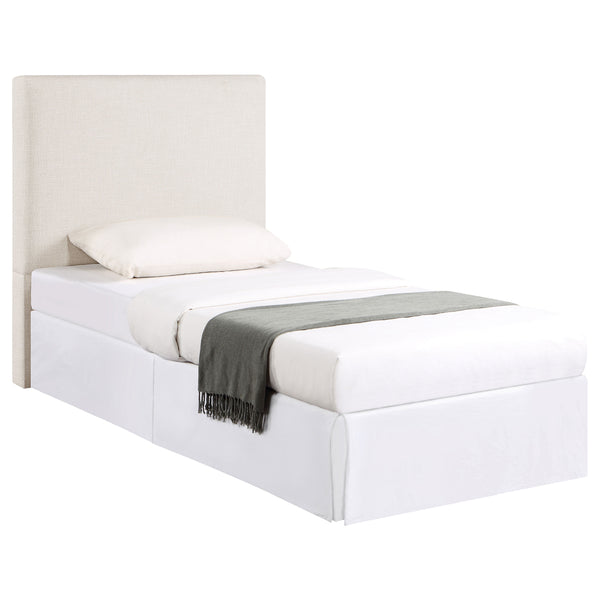 Pirro Upholstered Twin Panel Headboard Sand Pirro Upholstered Twin Panel Headboard Sand