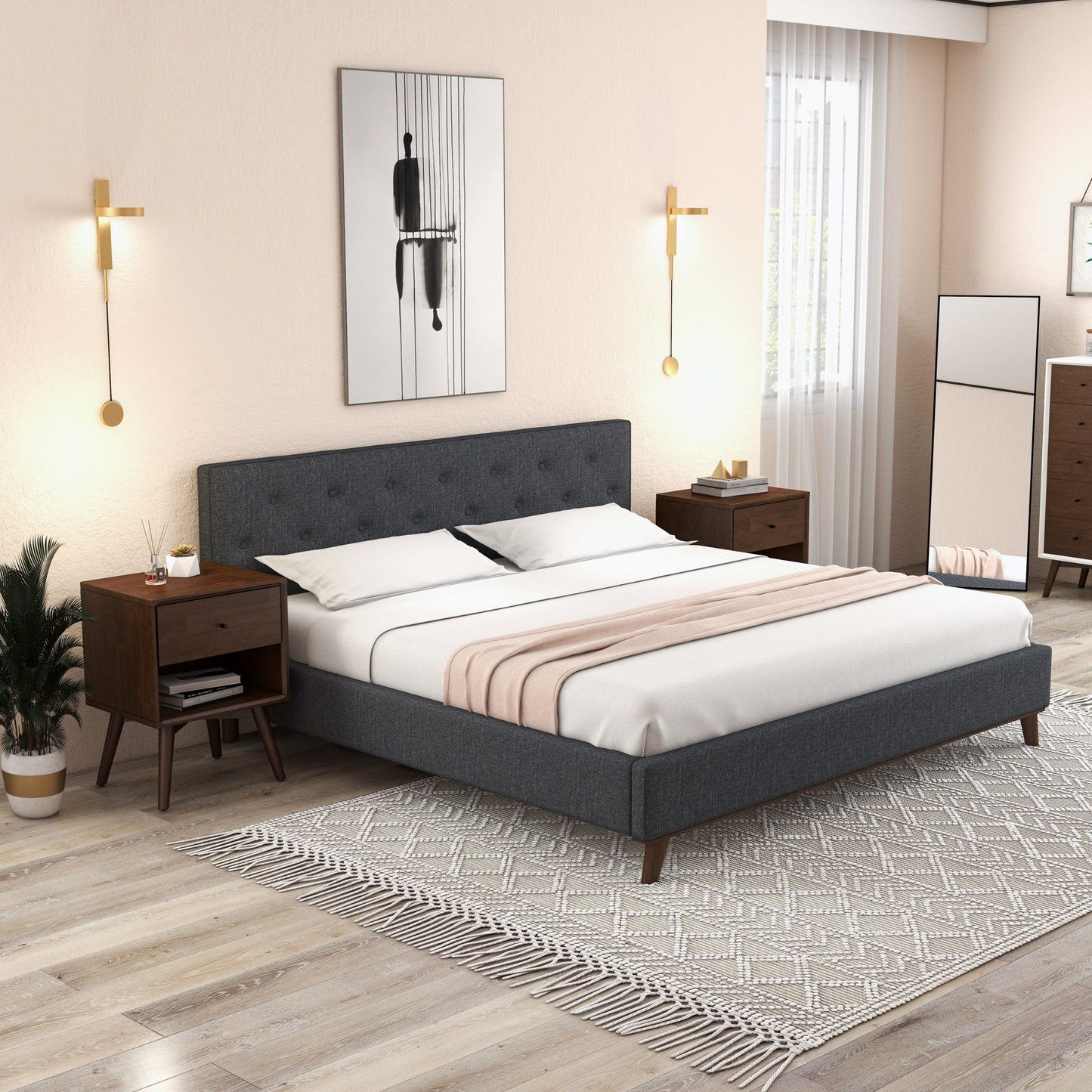 Caroline - Night Stand - Brown - The Sleep Loft - Online Mattress Showroom NYC