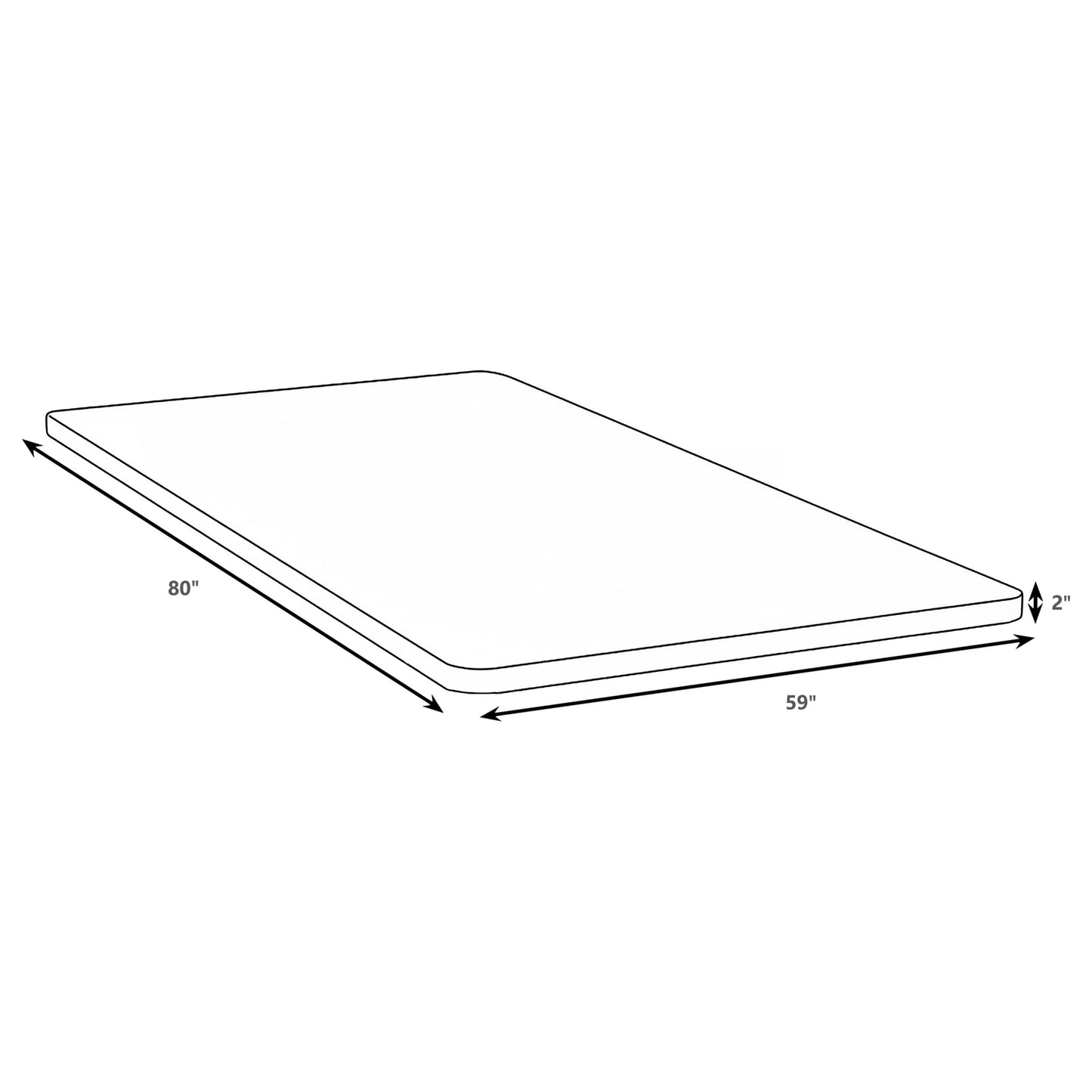 Eckard Queen Bunkie Board Foundation