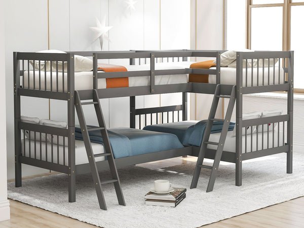 L Shaped Bunk Bed With Ladder L Shaped Bunk Bed With Ladder