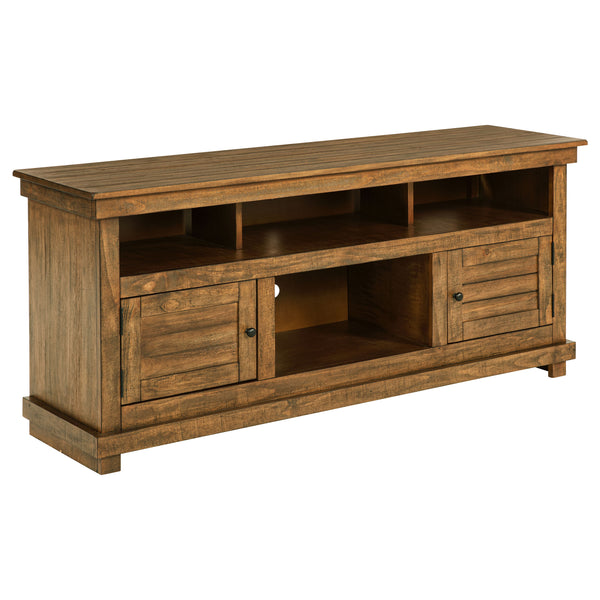 Payne 60-inch TV Stand Media Console Distressed Brown Payne 60-inch TV Stand Media Console Distressed Brown