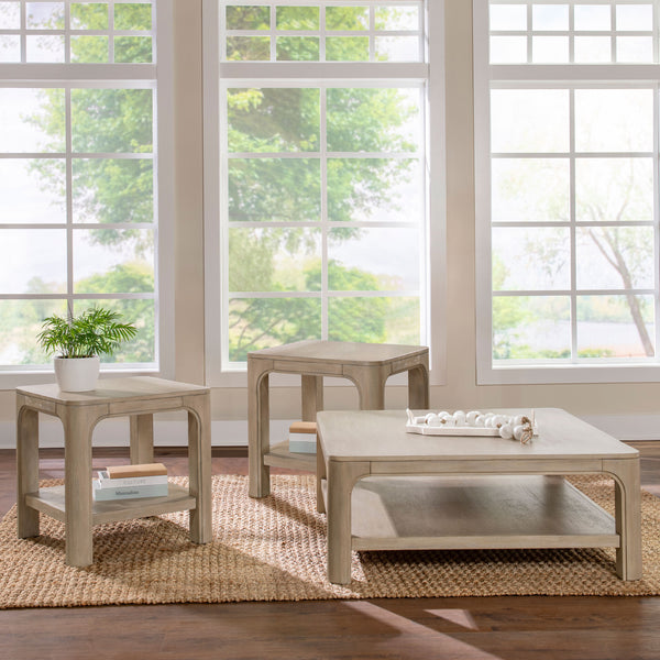 Solano 3-piece Square Coffee Table Set Weathered Mango Solano 3-piece Square Coffee Table Set Weathered Mango
