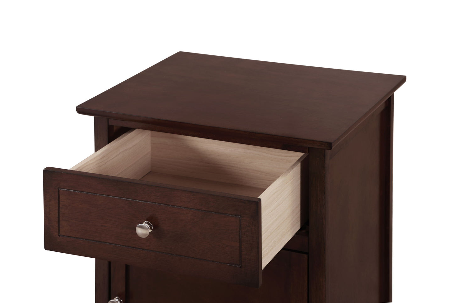 Izzy - Nightstand - Cappuccino - The Sleep Loft - Online Mattress Showroom NYC