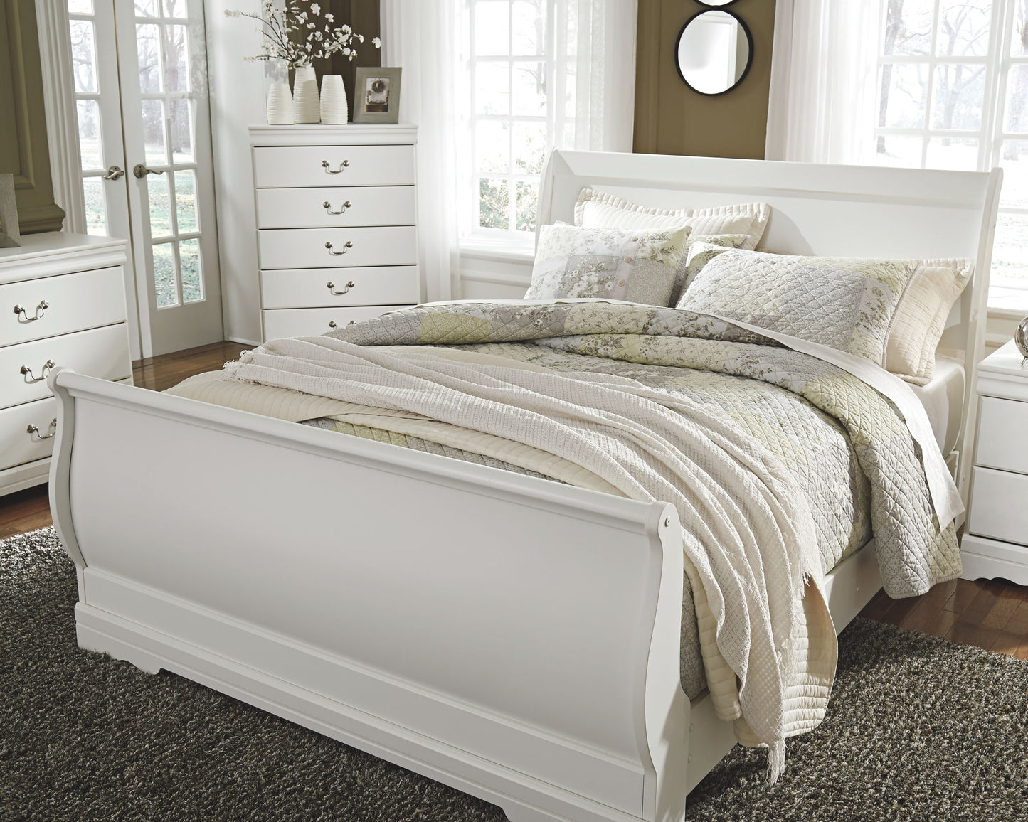 Anarasia - Sleigh Headboard - The Sleep Loft - Online Mattress Showroom NYC