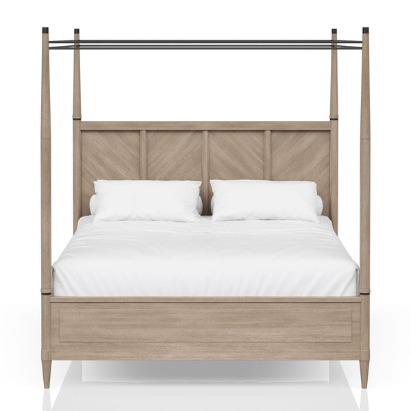 Transitional Styling Canopy Bed Transitional Styling Canopy Bed