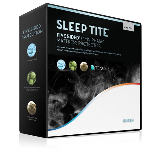 FIVE 5IDED® MATTRESS PROTECTOR WITH TENCEL™ + OMNIPHASE® - The Sleep Loft - Online Mattress Showroom NYC