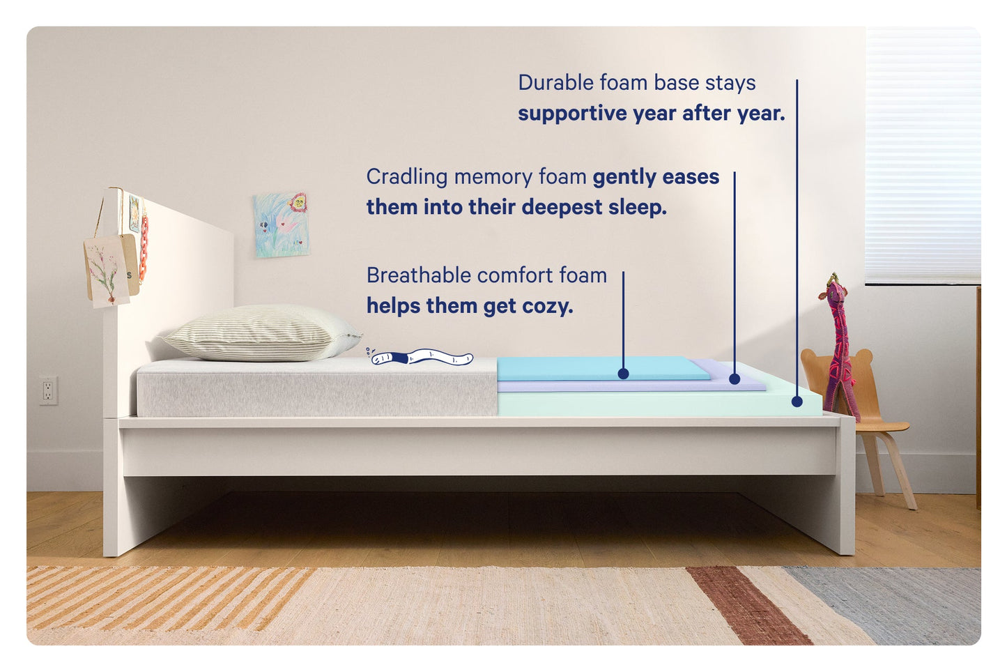 Casper Snug Kids Mattress - The Sleep Loft - Online Mattress Showroom NYC