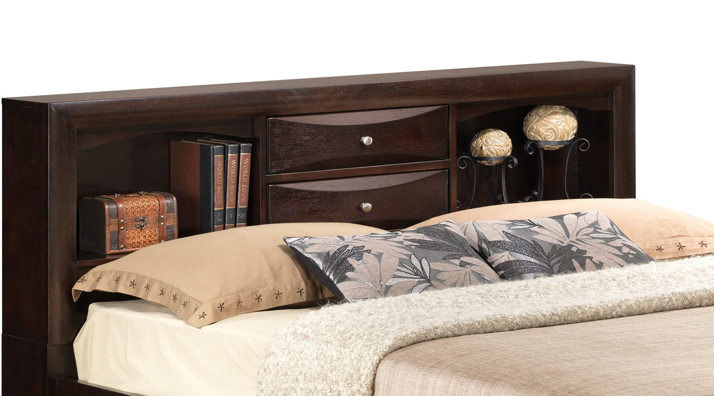 Marilla - Storage Bed With Bookcase Headboard - The Sleep Loft - Online Mattress Showroom NYC