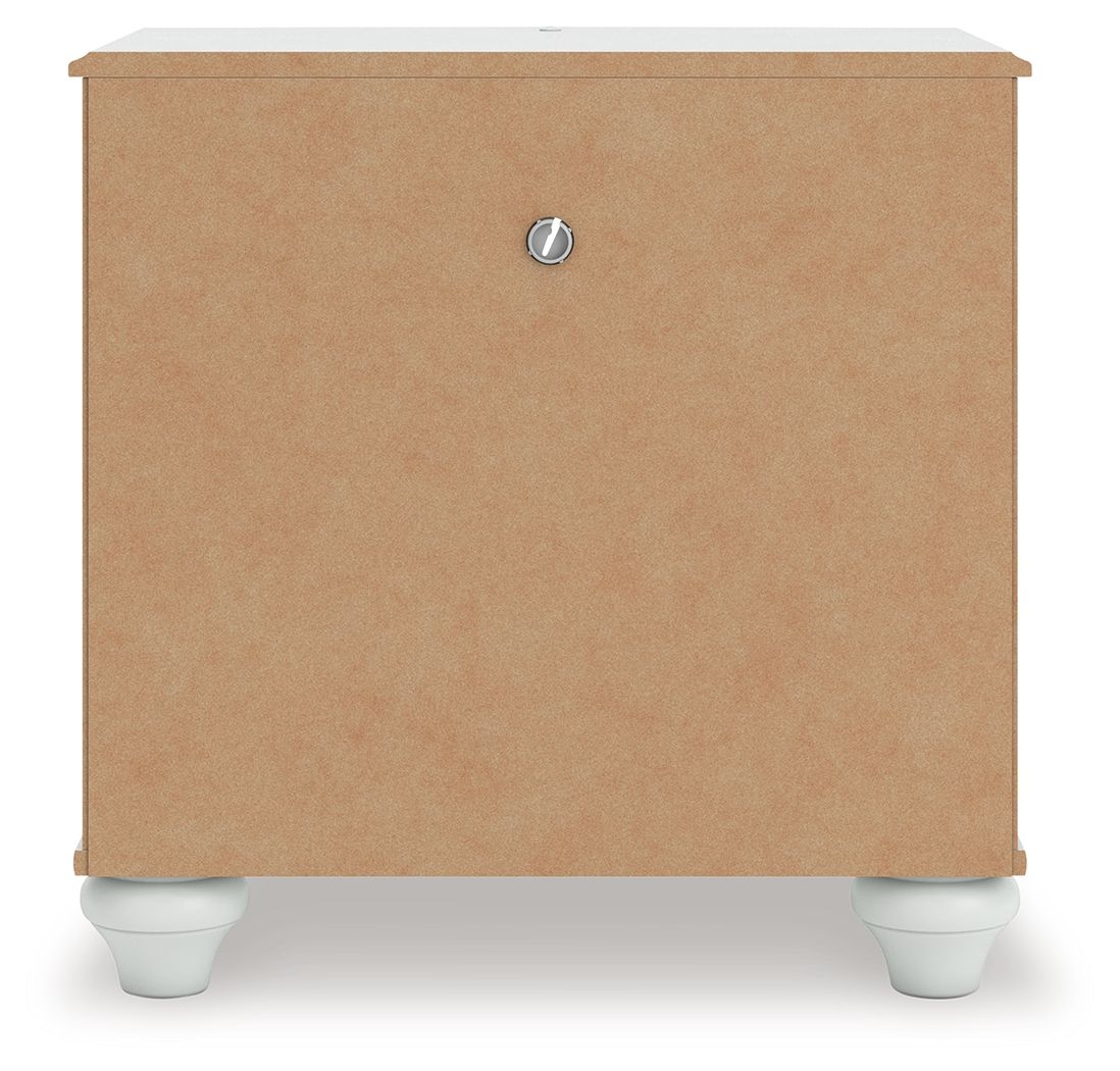 Kozlani - One Drawer Night Stand - White - The Sleep Loft - Online Mattress Showroom NYC