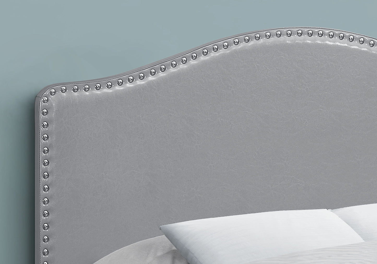 Full Size, Bed Headboard Only, Upholstered Transitional - Gray - The Sleep Loft - Online Mattress Showroom NYC