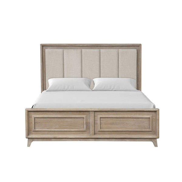 Contemporary Bed With Padded Headboard Contemporary Bed With Padded Headboard