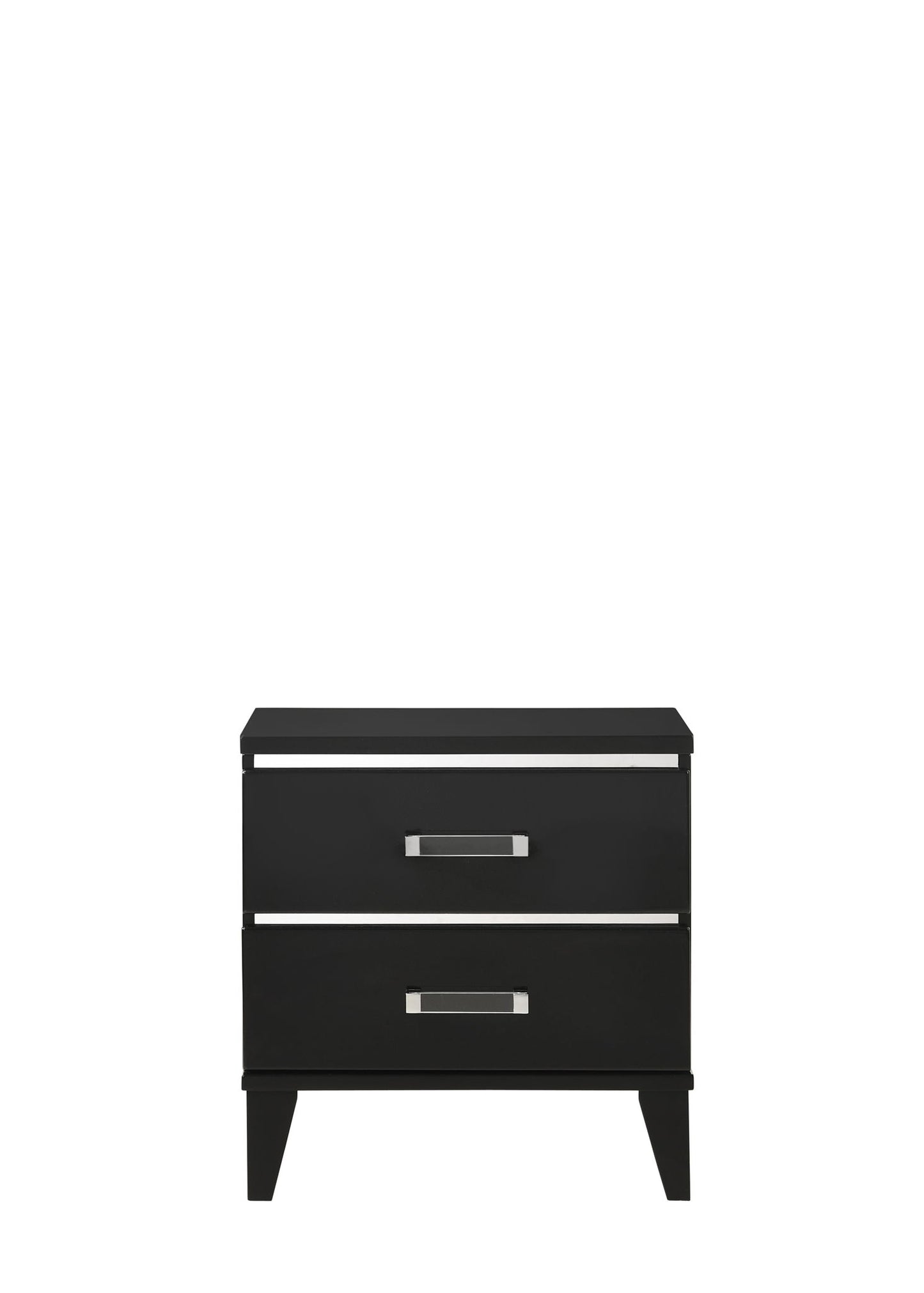Chelsie - Nightstand - Black - The Sleep Loft - Online Mattress Showroom NYC