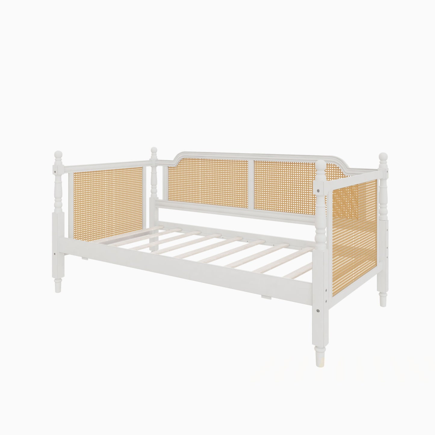 Traditional Style Rattan Daybed, No Box Spring Needed - The Sleep Loft - Online Mattress Showroom NYC