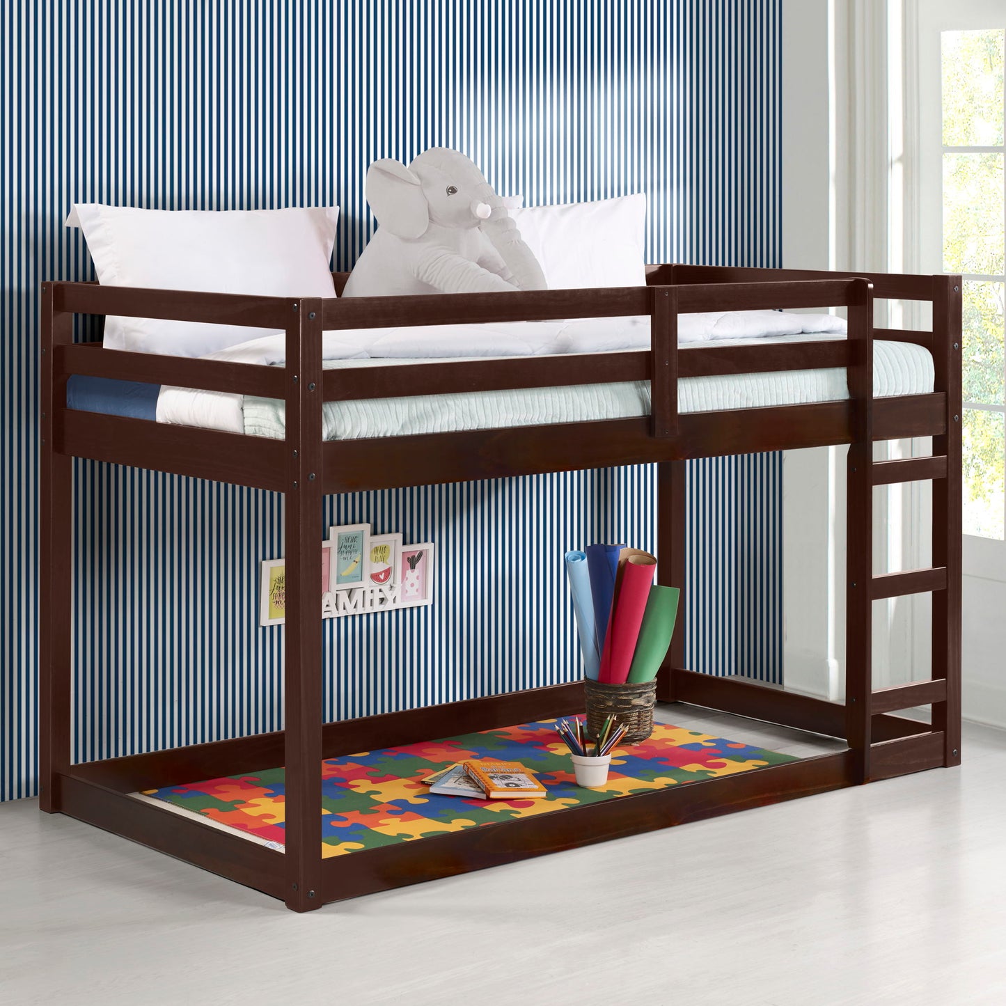 Gaston - Twin Loft Bed - Espresso - The Sleep Loft - Online Mattress Showroom NYC