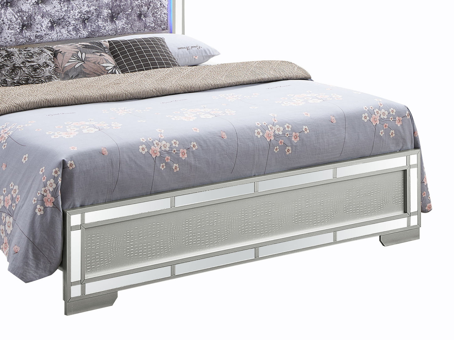 Madison - Upholstered Bed With LED - The Sleep Loft - Online Mattress Showroom NYC