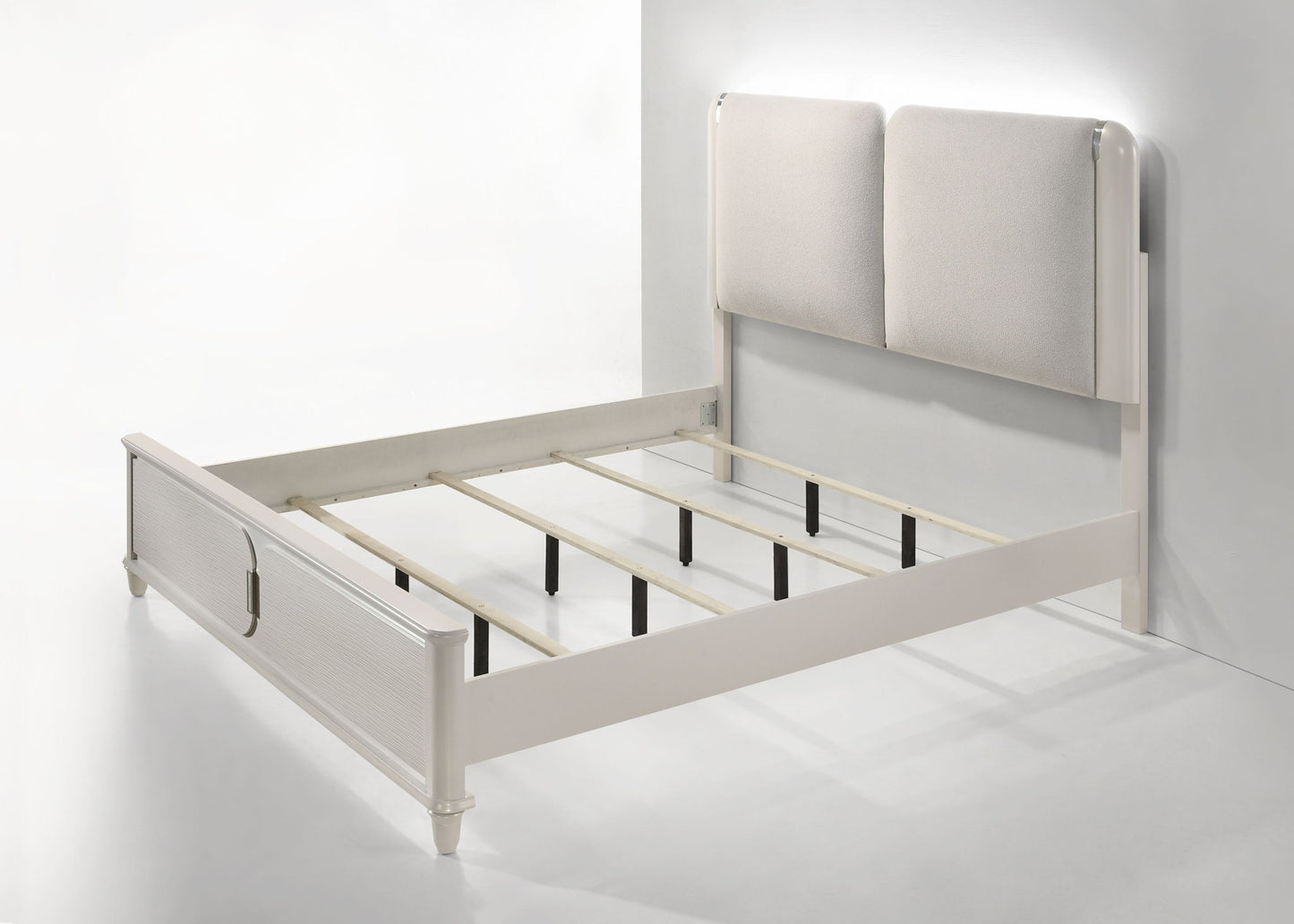 Laveda - Boucle Bed With LED - The Sleep Loft - Online Mattress Showroom NYC