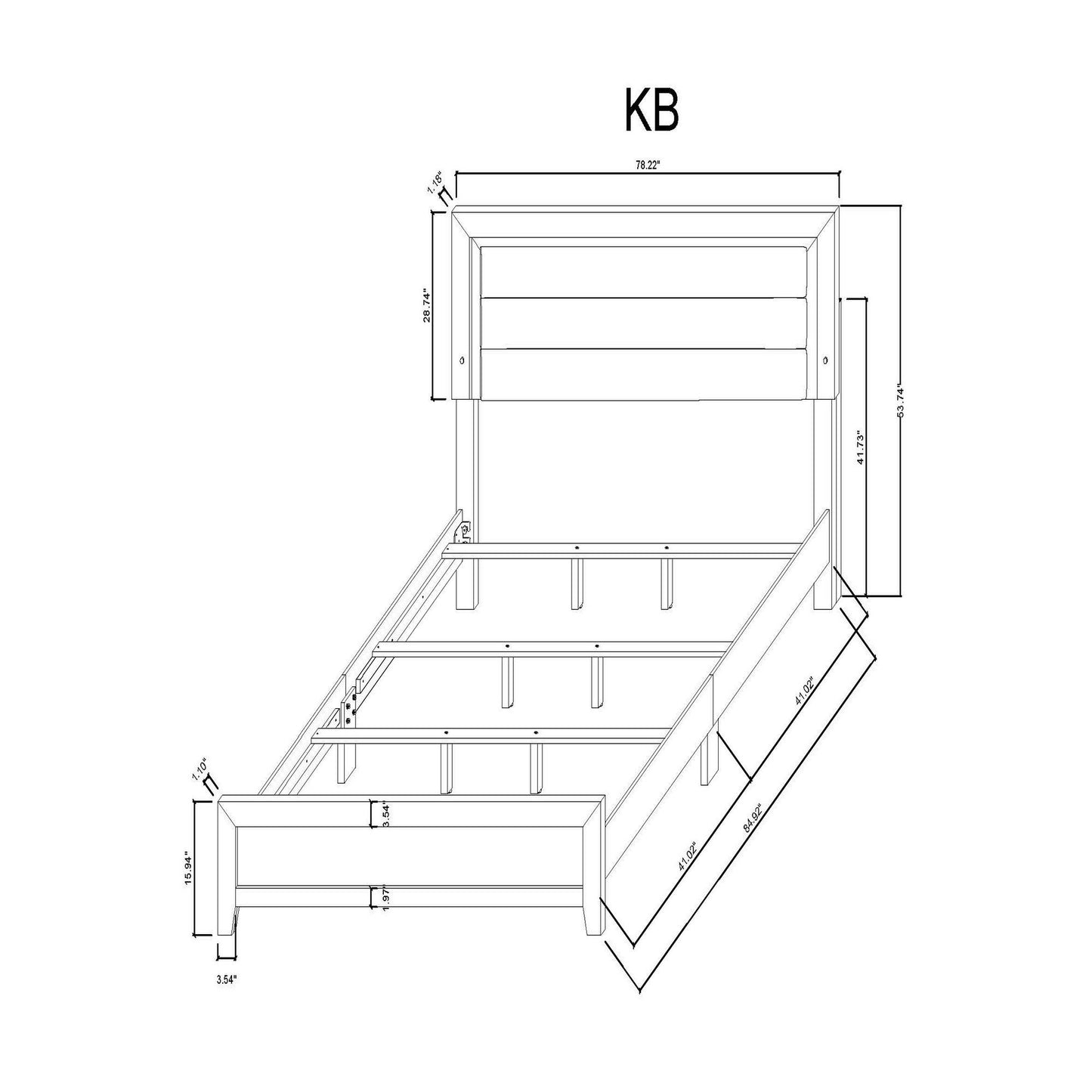 Omoda - Bed With LED