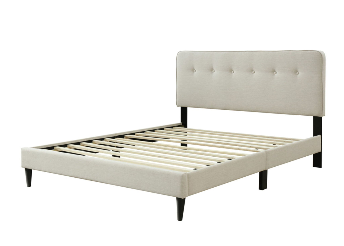 Upholstered Bed Compact With USB - The Sleep Loft - Online Mattress Showroom NYC