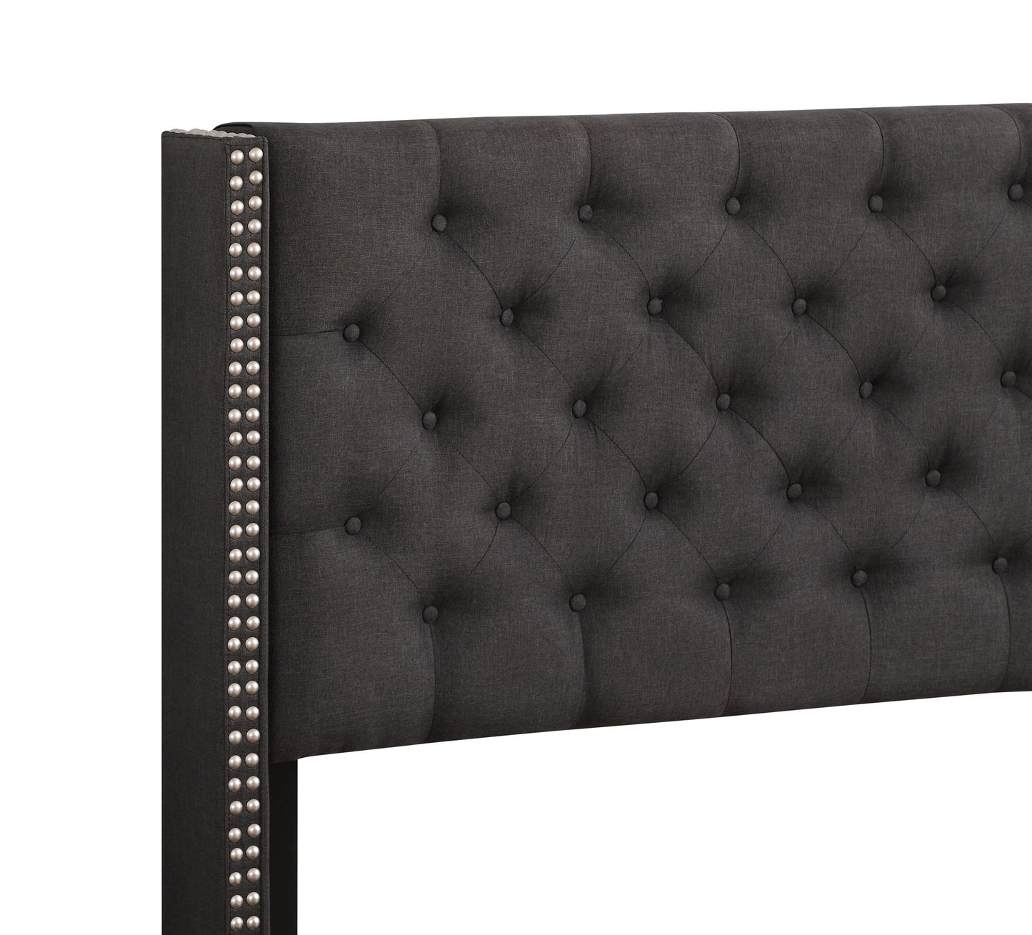 Nailhead Bed Transitional Vibrant - The Sleep Loft - Online Mattress Showroom NYC