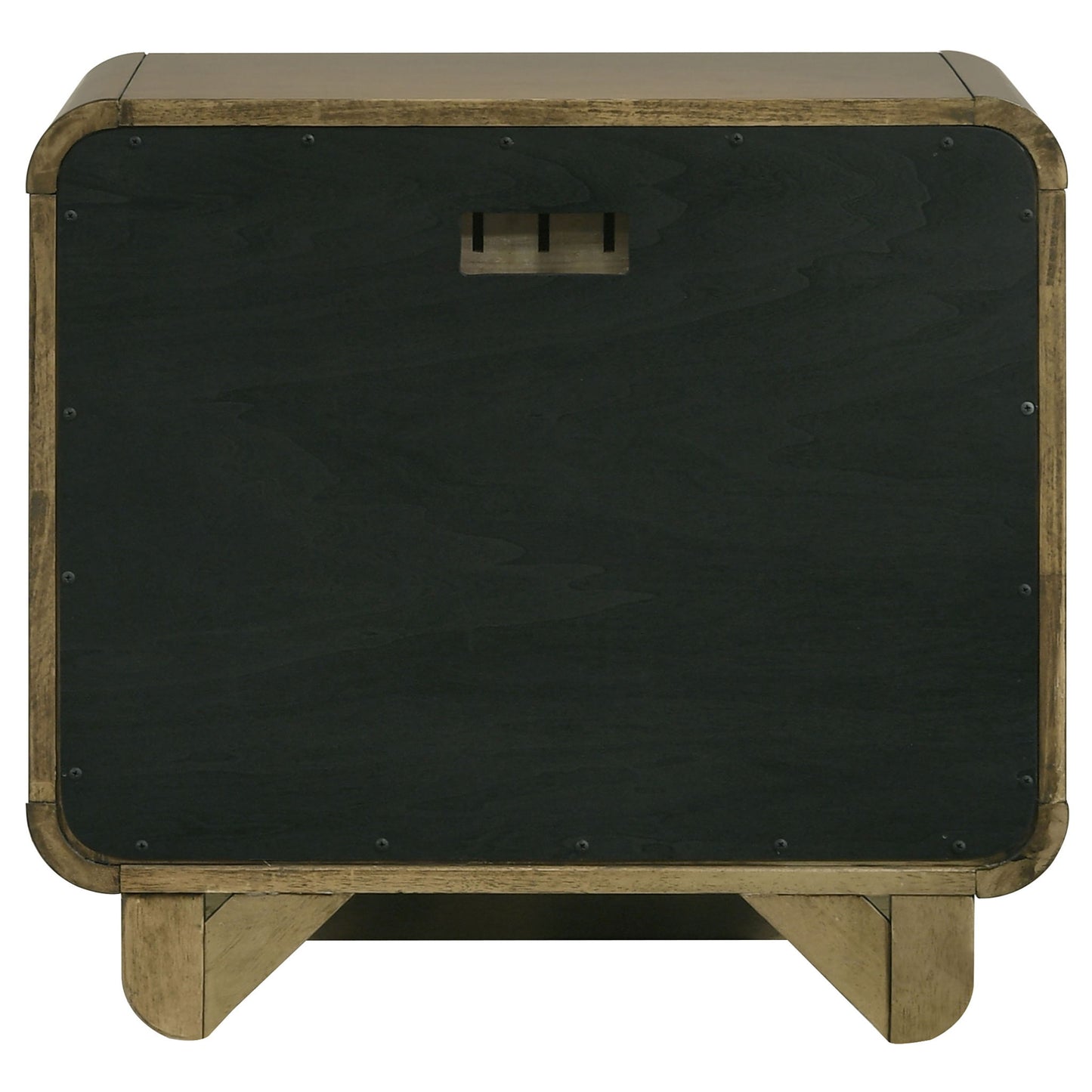 Tully - 2 Drawer Nightstand - Nutmeg Brown - The Sleep Loft - Online Mattress Showroom NYC