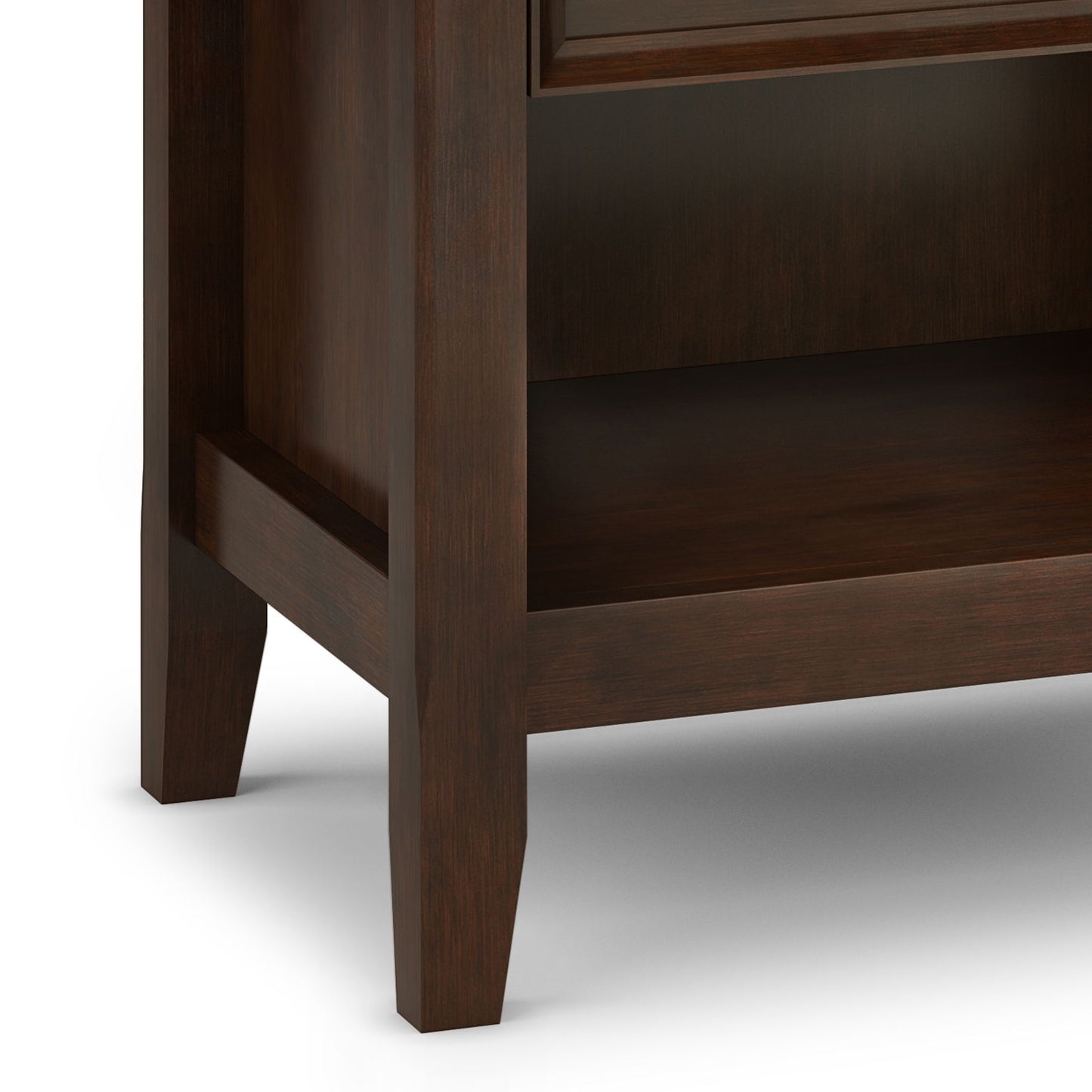 Amherst - Bedside Table - Russet Brown - The Sleep Loft - Online Mattress Showroom NYC