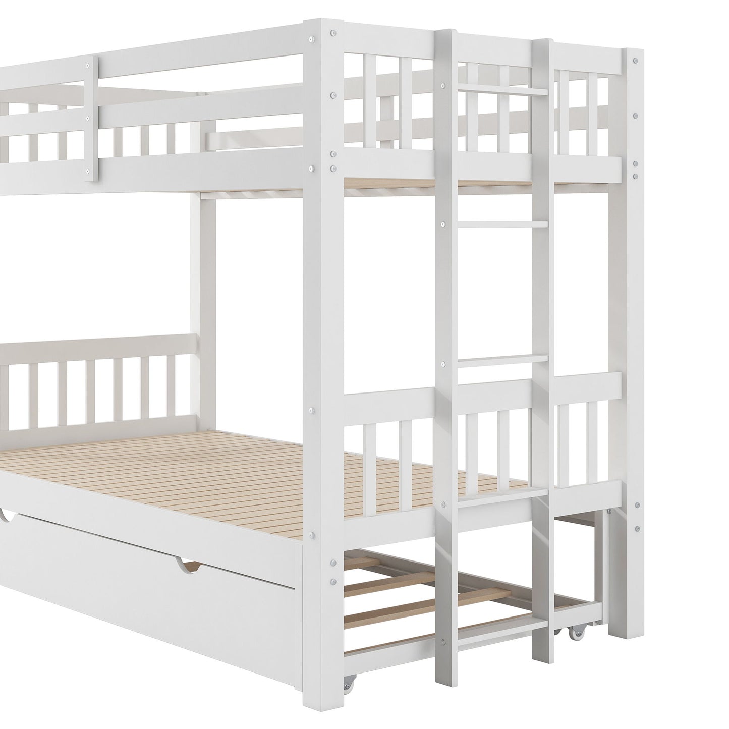 Smooth Mobility Bunk Bed With Trundle - The Sleep Loft - Online Mattress Showroom NYC