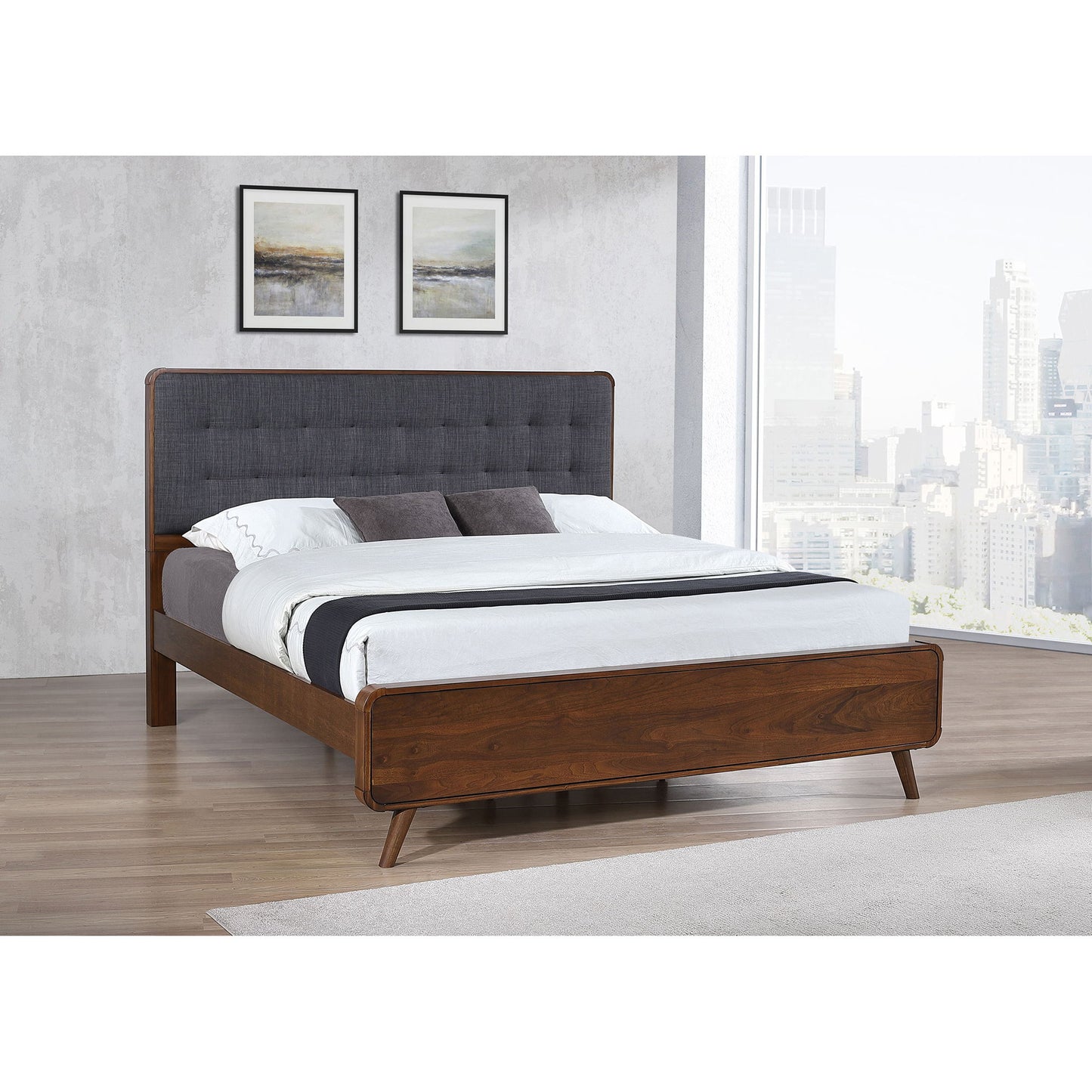 Carson Carrington - Platform Bed With Tufted Upholstery - The Sleep Loft - Online Mattress Showroom NYC