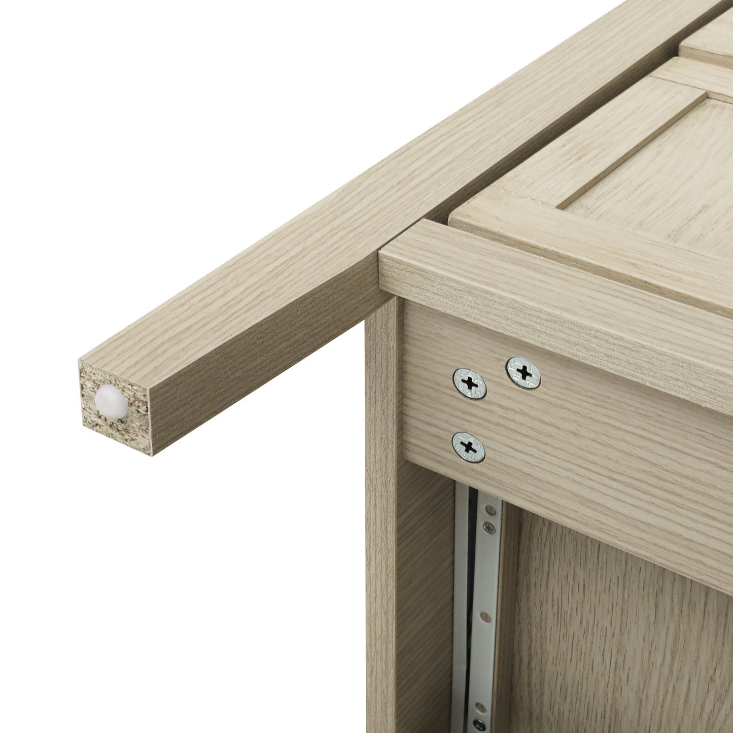 3 Drawer Cabinet, For Bedroom - Natural