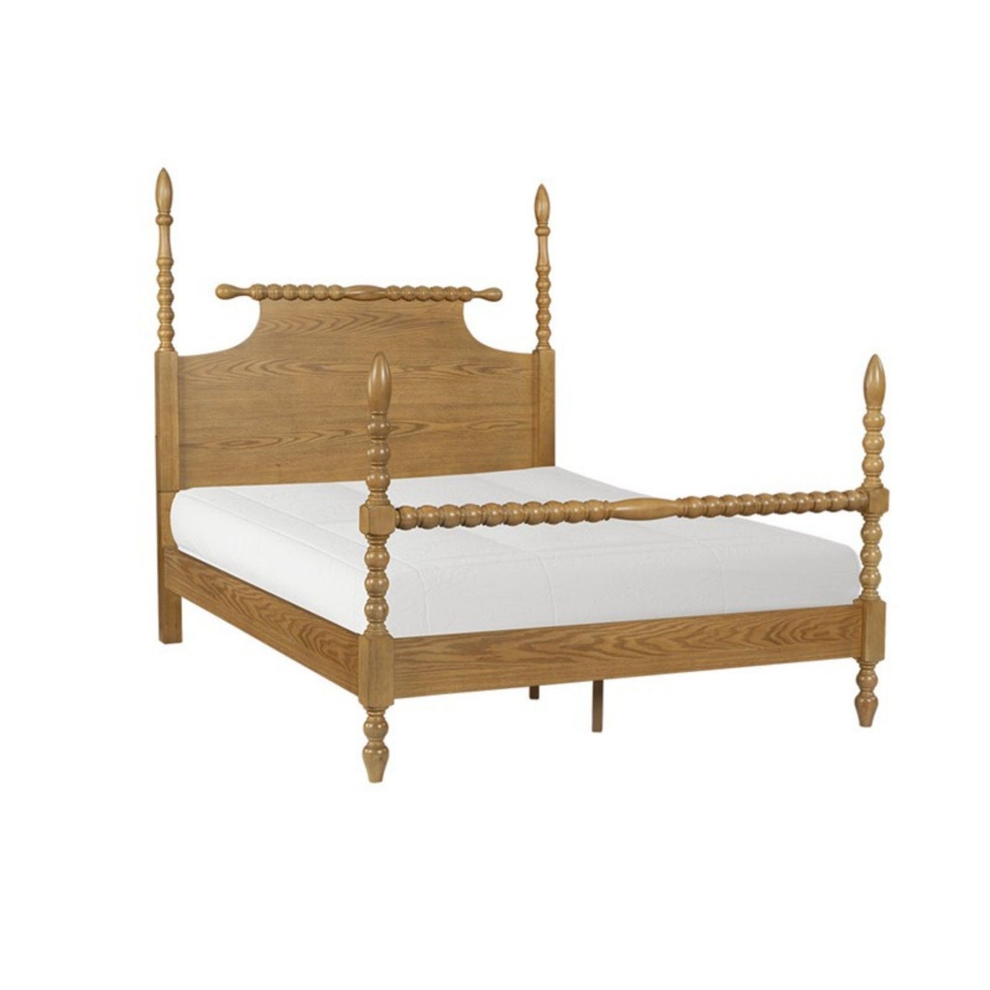 Queen Bed Turned Legs - Natural - The Sleep Loft - Online Mattress Showroom NYC