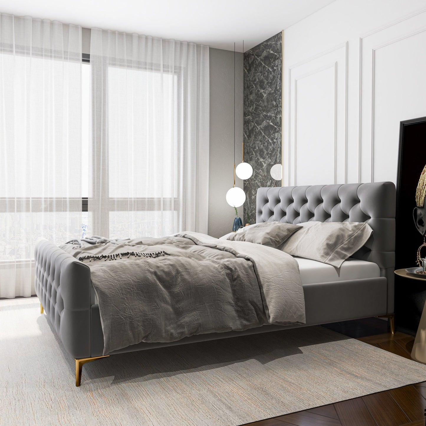 Bailey - Elegant Design Bed - The Sleep Loft - Online Mattress Showroom NYC