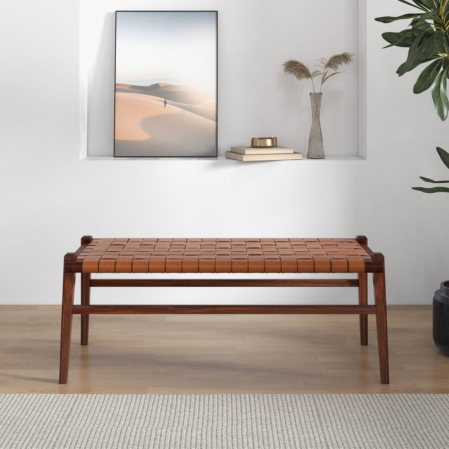 Cody - Bench - Brown / Tan - The Sleep Loft - Online Mattress Showroom NYC