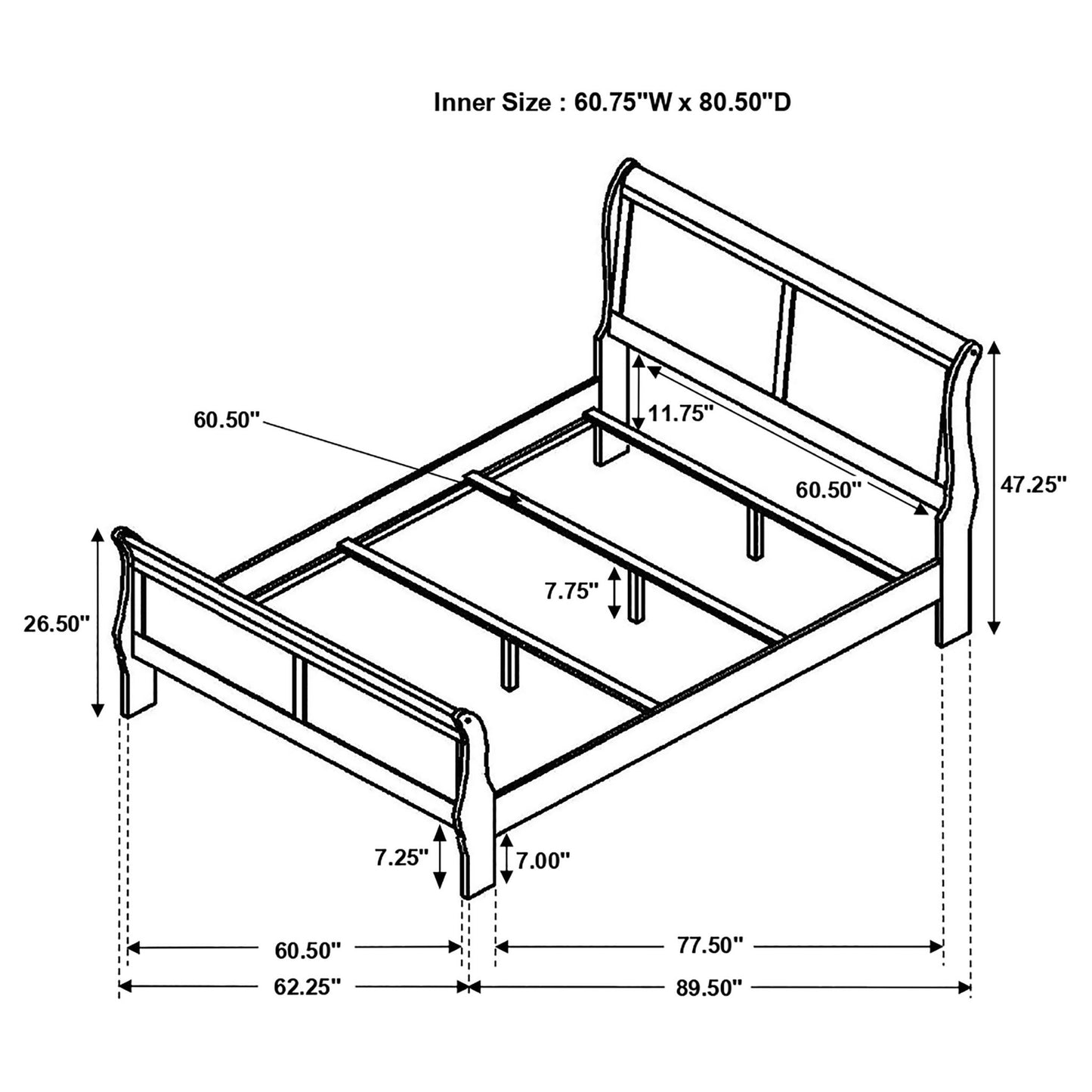 Sleigh Bed - The Sleep Loft - Online Mattress Showroom NYC