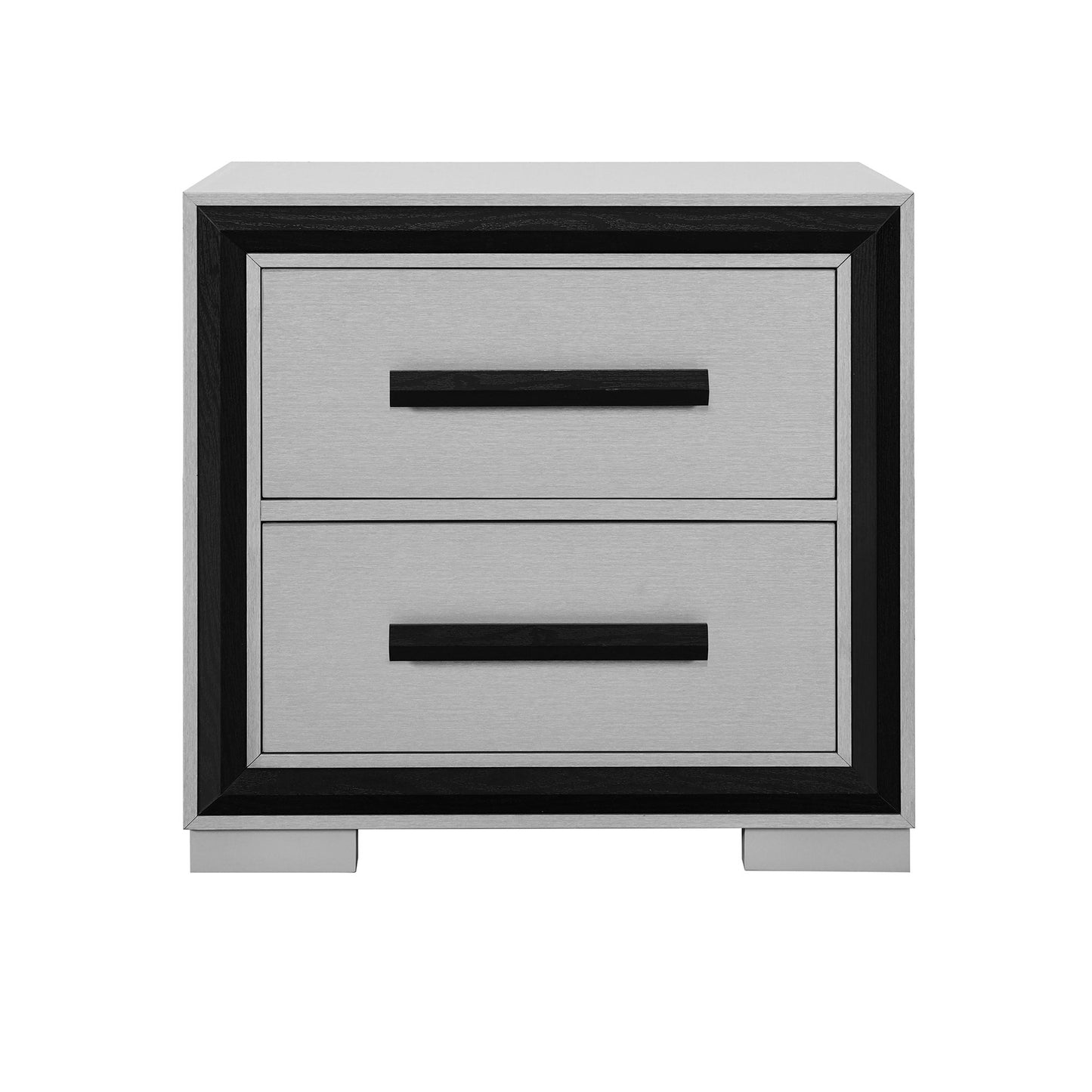 Adelaide - Nightstand With Cooler And Speaker - Gray / Black - The Sleep Loft - Online Mattress Showroom NYC