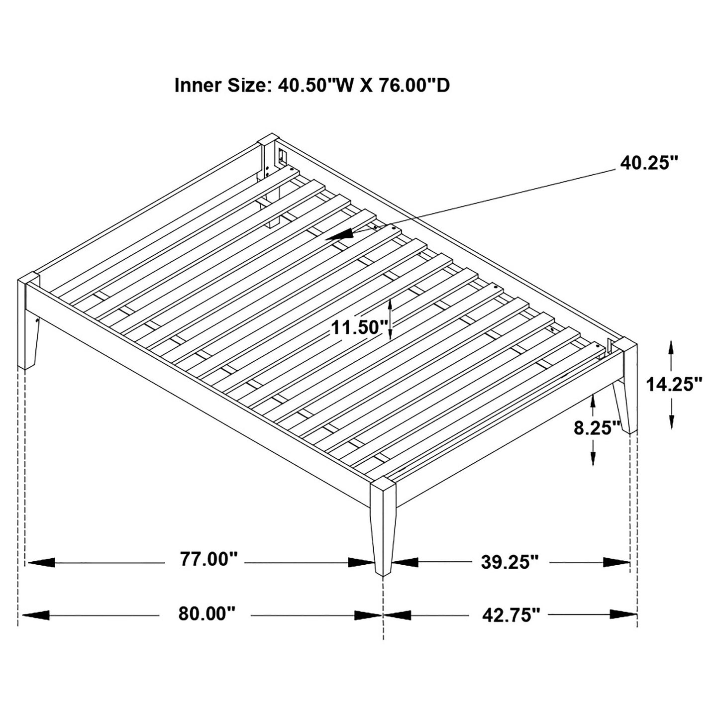 Spivey - Universal Platform Bed - The Sleep Loft - Online Mattress Showroom NYC
