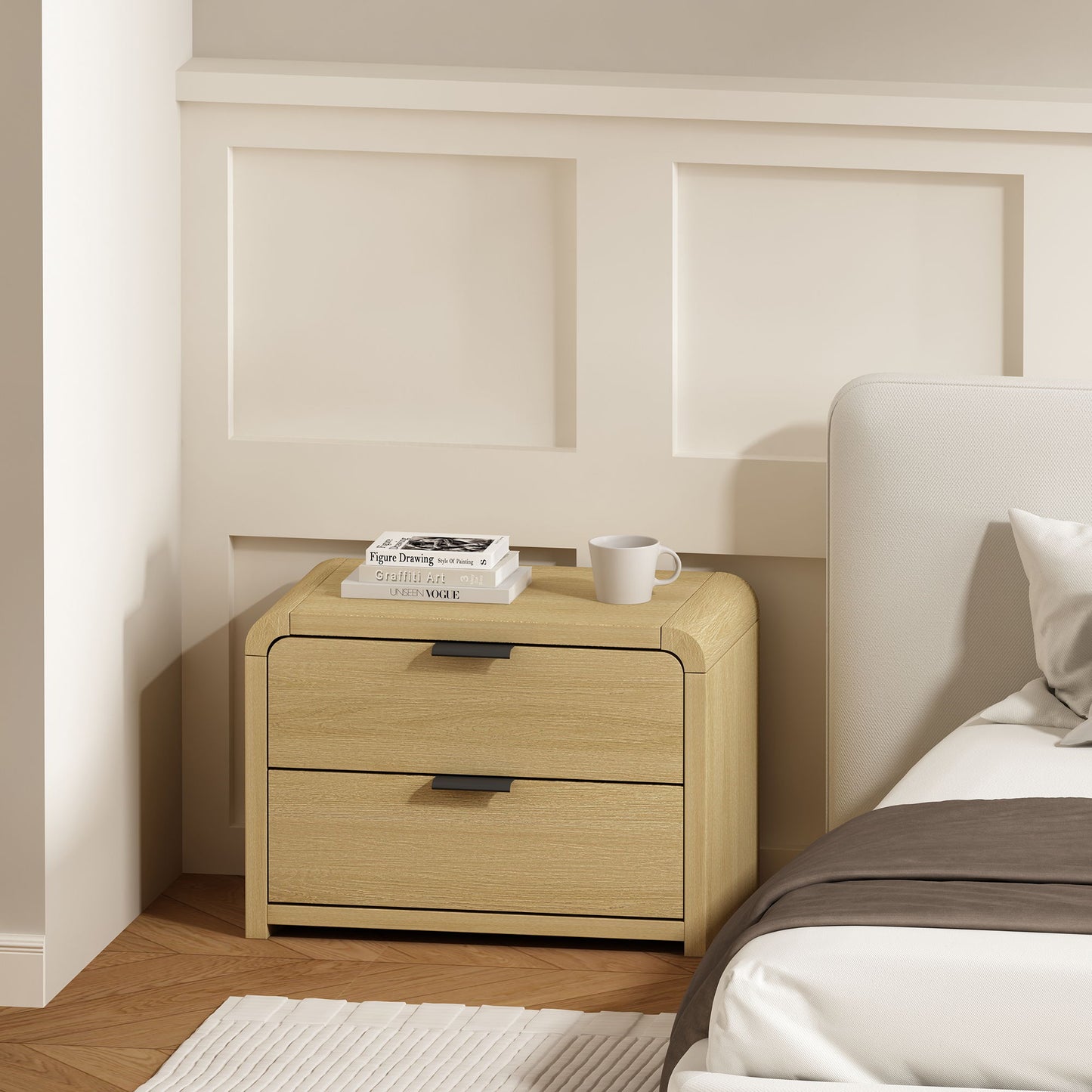 Grace - Nightstand - The Sleep Loft - Online Mattress Showroom NYC