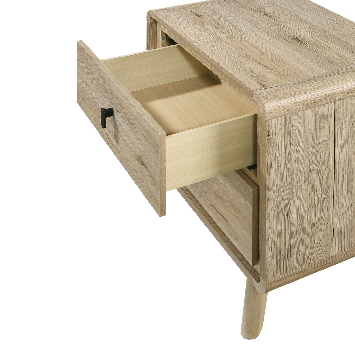 Nightstand & 2 Drawers - Beige - The Sleep Loft - Online Mattress Showroom NYC