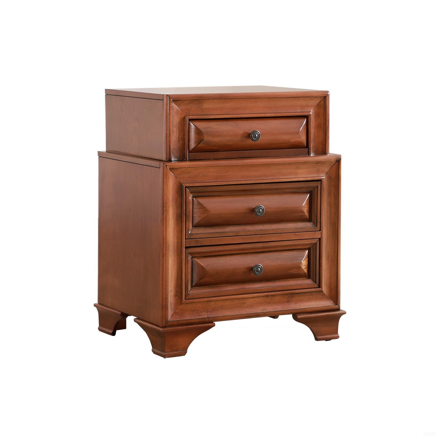 Storage Nightstand - Oak - The Sleep Loft - Online Mattress Showroom NYC