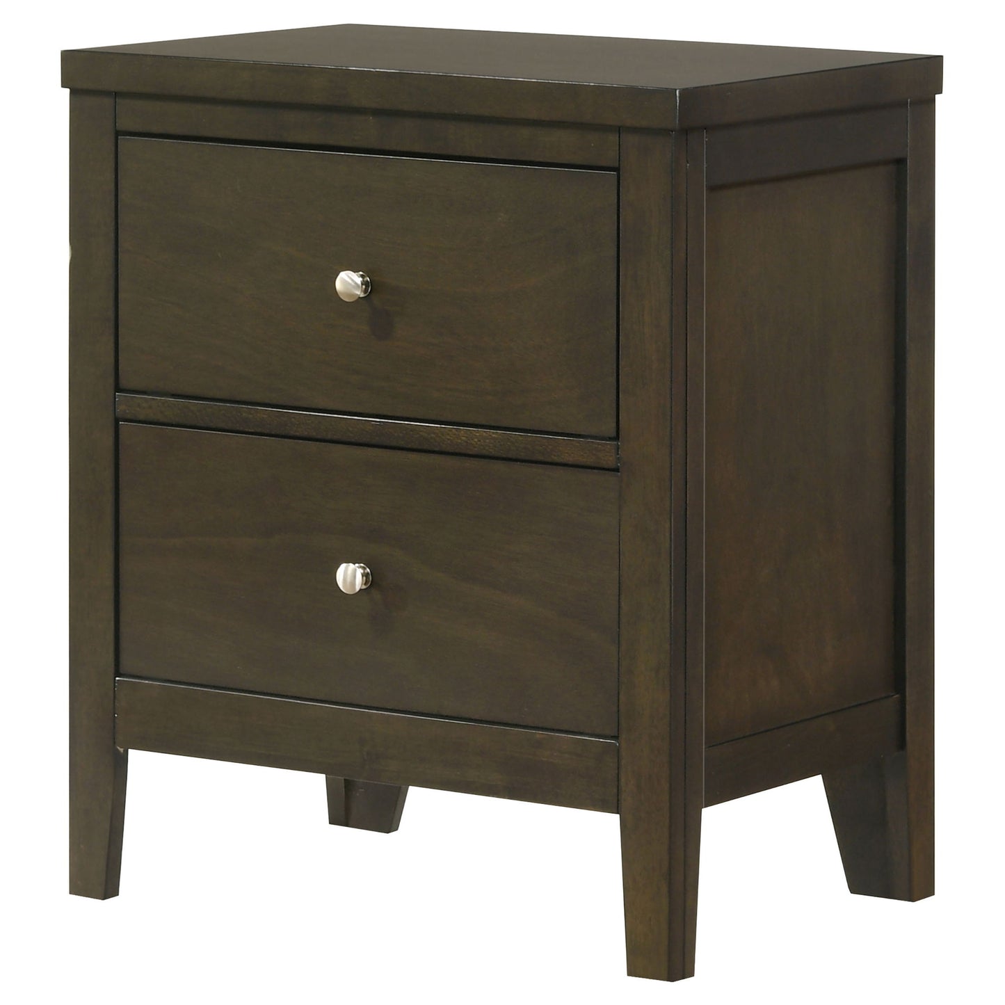 Clement - 2 Drawer Nightstand Bedside Table - Espresso - The Sleep Loft - Online Mattress Showroom NYC