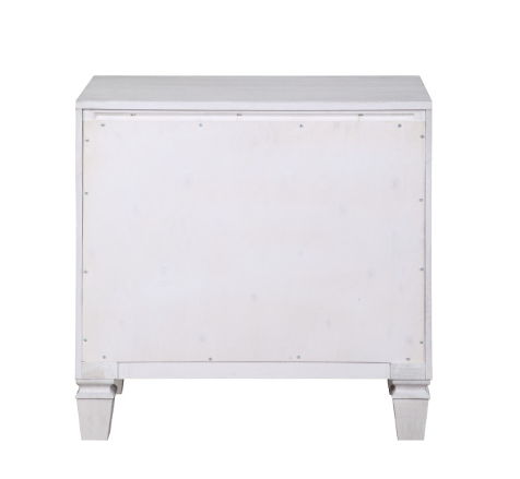 Katia - Weathered Night Stand - Gray / White - The Sleep Loft - Online Mattress Showroom NYC