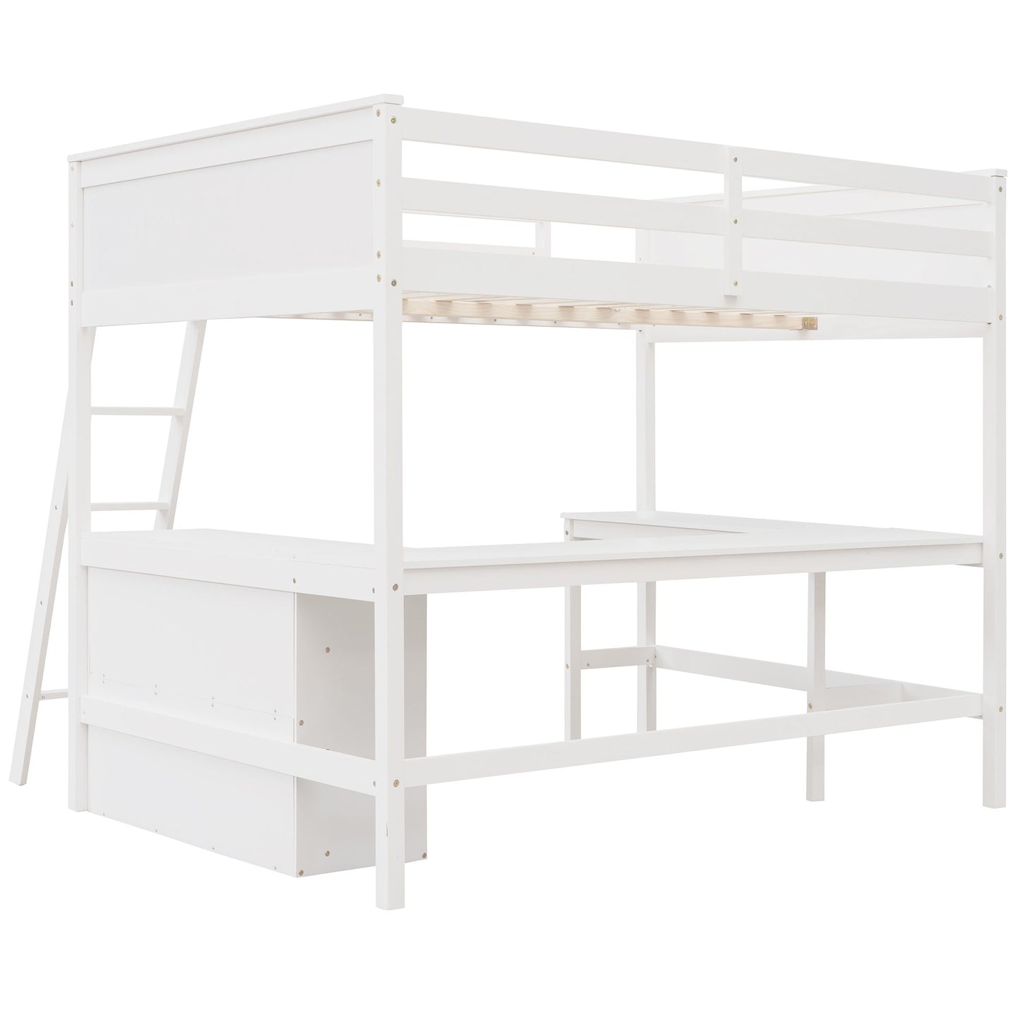 Loft Bed With Shelves With Desk - The Sleep Loft - Online Mattress Showroom NYC
